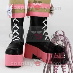 NewCosplay Zettai Zetsub? Sh?jo: Danganronpa AnotherEpisode Kotoko Utsugi Boots Cosplay Shoes New Arrivals