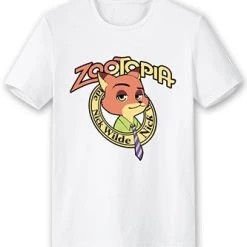 NewCosplay Zootopia Fox Nick T-shirt Cosplay Costume